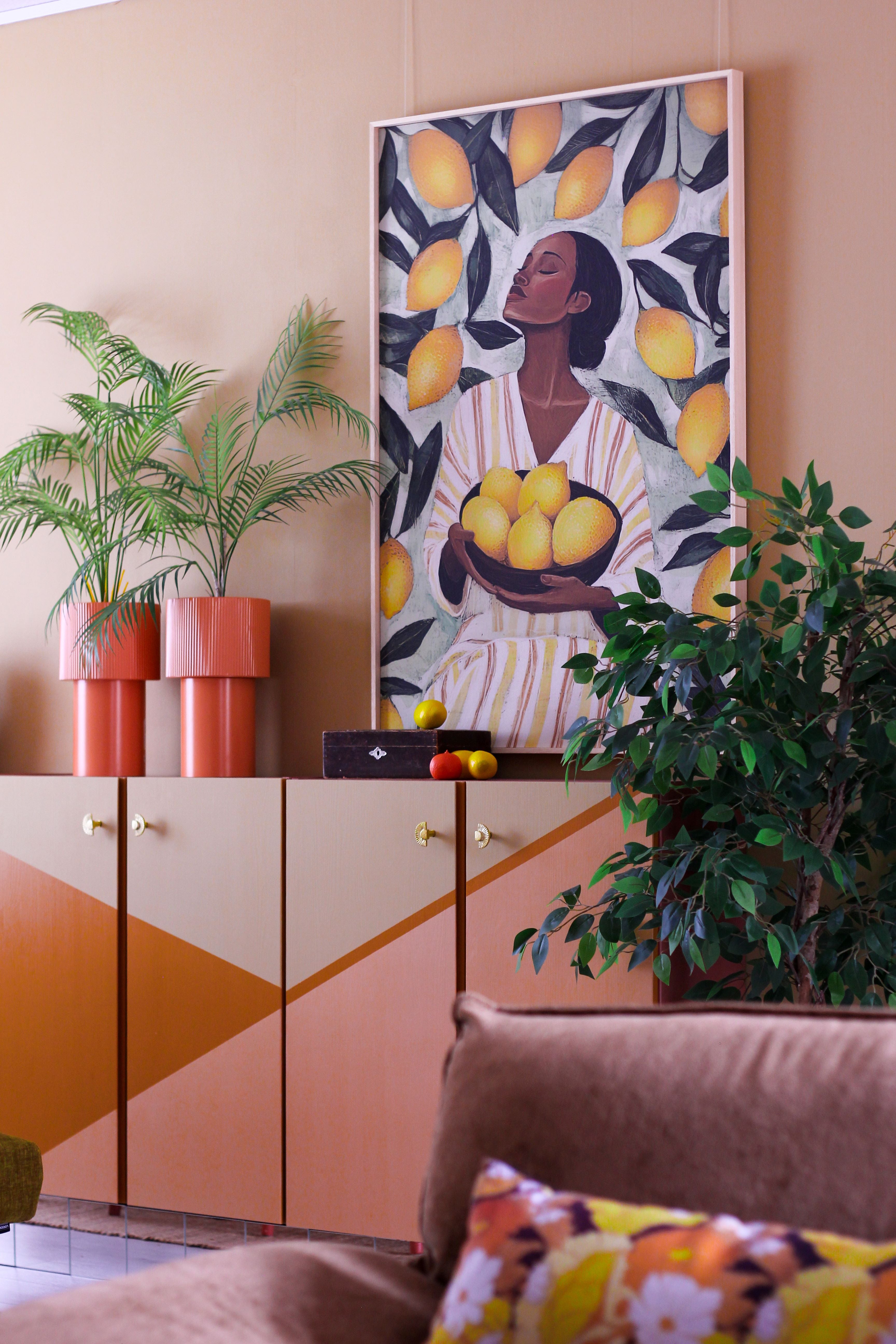Citrus Serenity Walldecoration Wandkraft