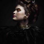 Velvet Queen Walldecoration Wandkraft 70x118 cm Aluminium profiel