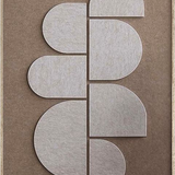 Feltro Acustico 002 Walldecoration Wandkraft 80x120 cm Baklijst Blank Bruin