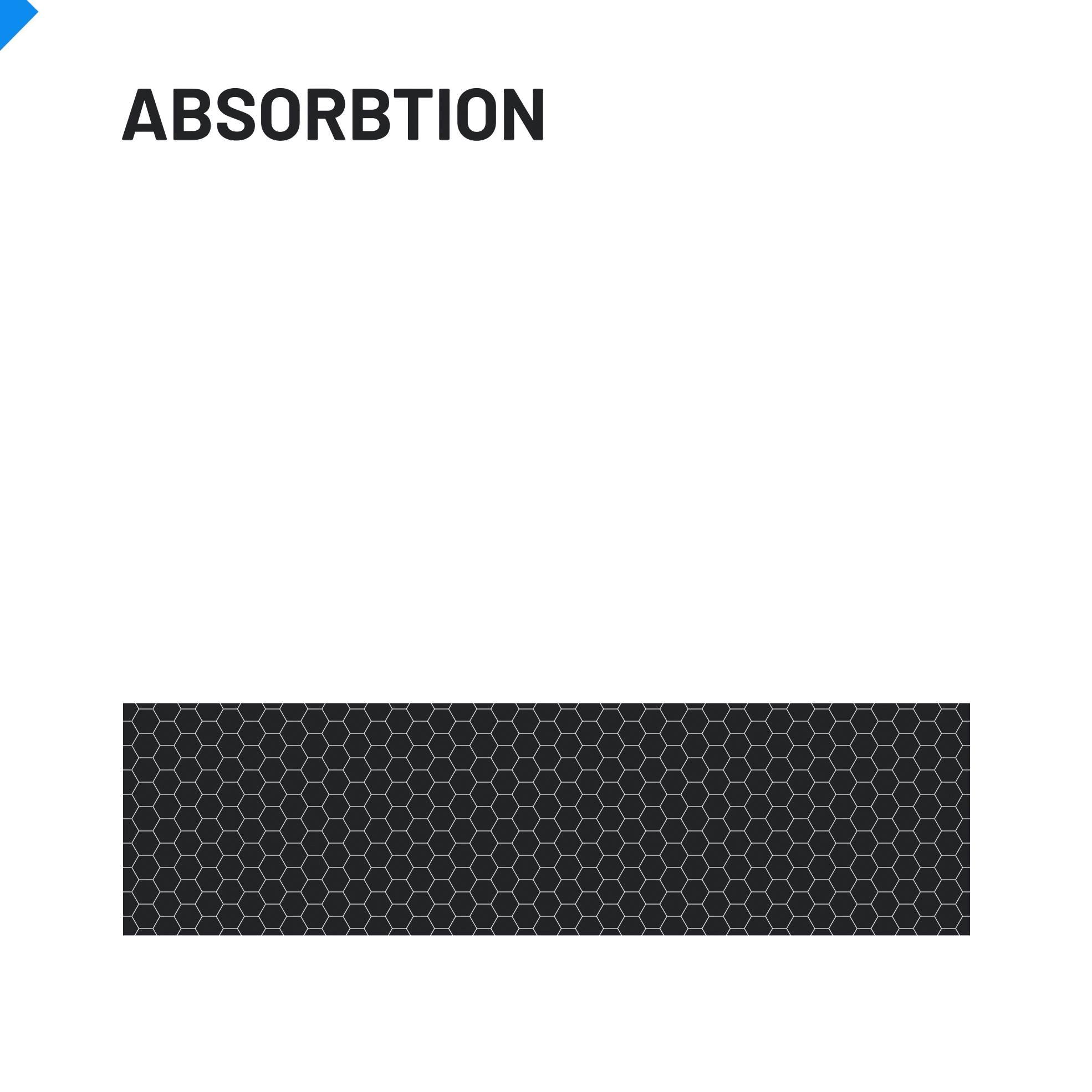 What is sound absorption?