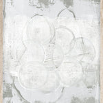 Bubbles in grey Walldecoration Wandkraft 40x50 cm Houten lijst blank A