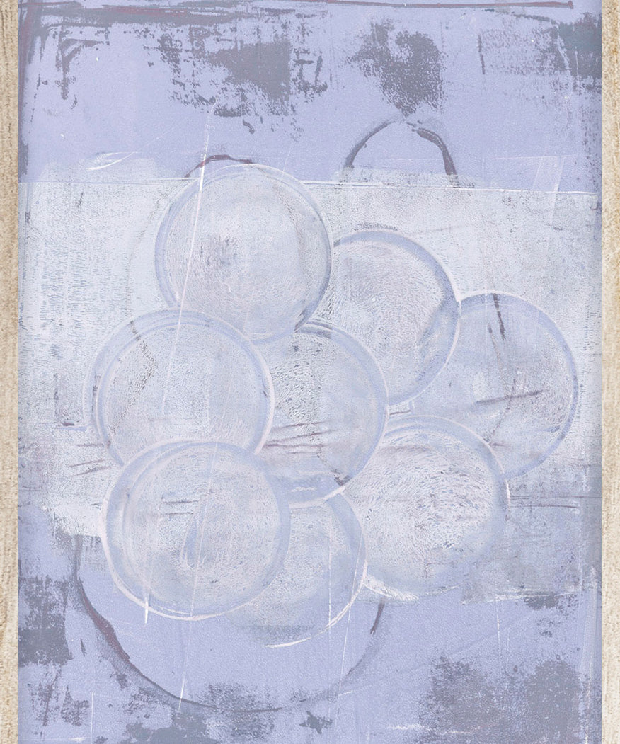 Bubbles in lightblue Walldecoration Wandkraft