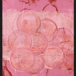 Bubbles in pink Walldecoration Wandkraft 21x30 cm Houten lijst zwart