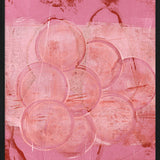 Bubbles in pink Walldecoration Wandkraft 21x30 cm Houten lijst zwart