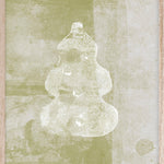 Antique Vase in Beige Walldecoration Wandkraft 21x30 cm Houten Lijst Blank