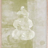 Antique Vase in Beige Walldecoration Wandkraft 21x30 cm Houten Lijst Blank