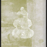 Antique Vase in Beige Walldecoration Wandkraft 21x30 cm Houten Lijst Zwart