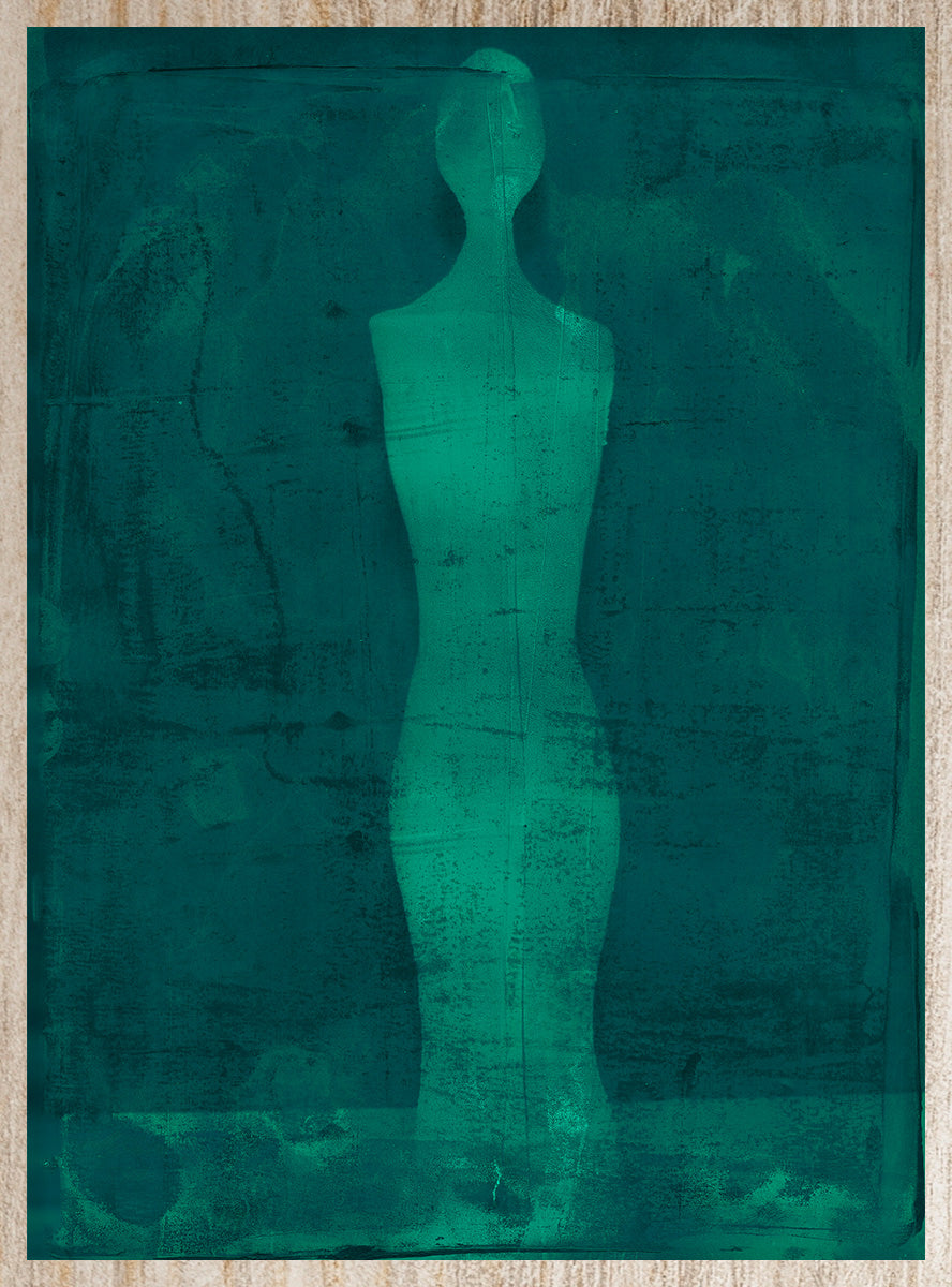 It’s you in Green Walldecoration Wandkraft 40x50 cm Houten Lijst Blank A