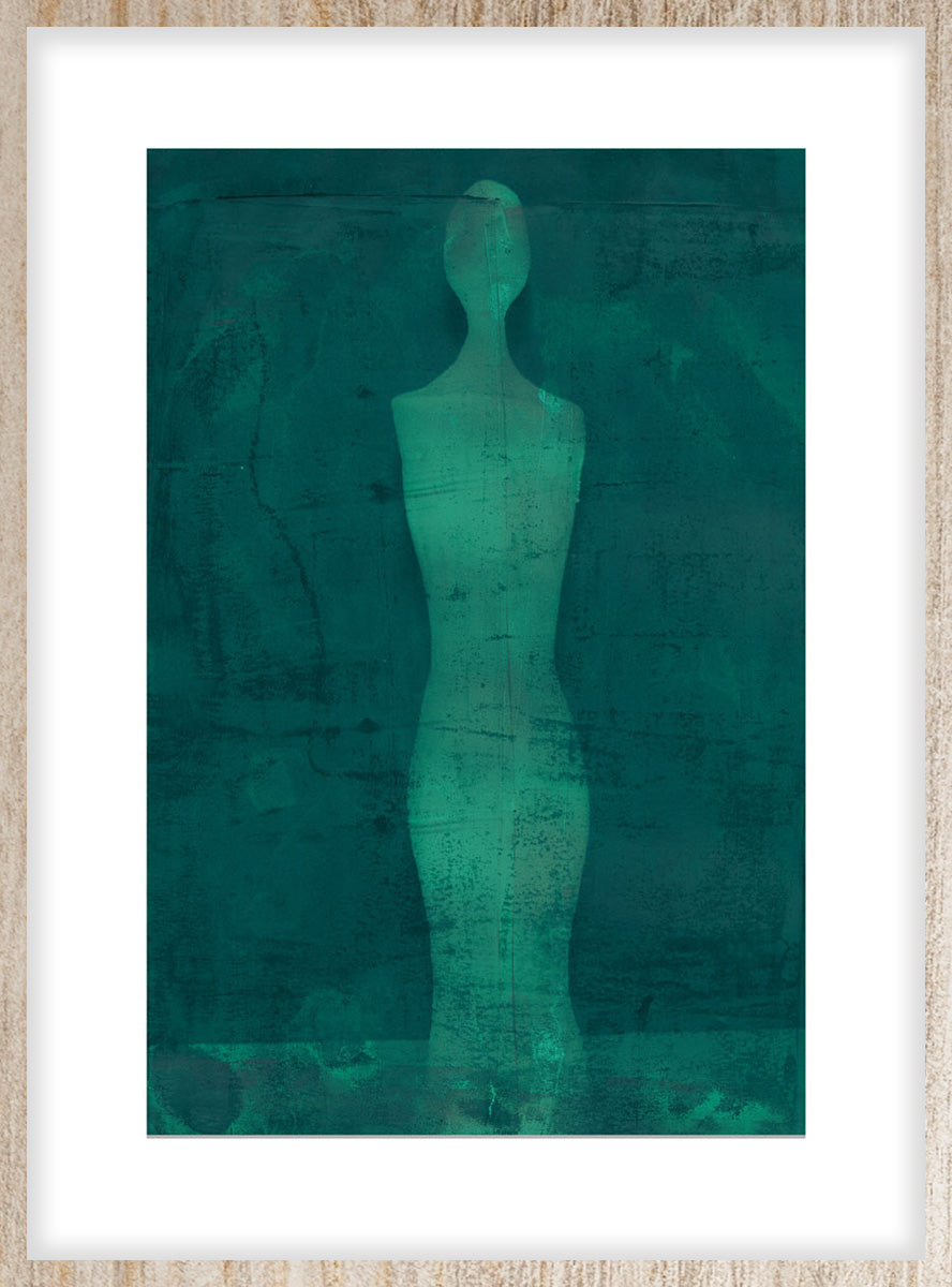 It’s you in Green Walldecoration Wandkraft 60x80 cm Houten Lijst Blank B