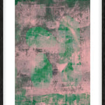 Green Stones Walldecoration Wandkraft 40x50 cm Houten lijst zwart B