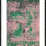 Green Stones Walldecoration Wandkraft 40x50 cm Houten lijst zwart B