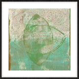 In the Middle Walldecoration Wandkraft 74x74 cm Houten Lijst Zwart