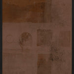 Home is a feeling in brown Walldecoration Wandkraft 21x30 cm Houten Lijst Zwart
