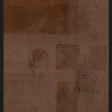 Home is a feeling in brown Walldecoration Wandkraft 21x30 cm Houten Lijst Zwart