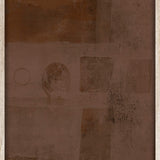 Home is a feeling in brown Walldecoration Wandkraft 21x30 cm Houten Lijst Blank