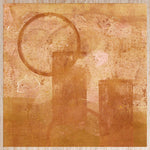 Sunrise in Orange Walldecoration Wandkraft 30x30 cm Houten Lijst Blank A