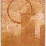 Sunrise in Orange Walldecoration Wandkraft 30x40 cm Houten Lijst Blank A