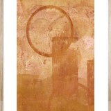 Sunrise in Orange Walldecoration Wandkraft 30x40 cm Houten Lijst Blank B