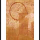 Sunrise in Orange Walldecoration Wandkraft 30x40 cm Houten Lijst Zwart B