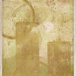 Sunrise in Yellow Walldecoration Wandkraft 30x40 cm Houten Lijst Blank A