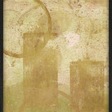 Sunrise in Yellow Walldecoration Wandkraft 30x40 cm Houten Lijst Zwart A