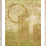 Sunrise in Yellow Walldecoration Wandkraft 40x50 cm Houten Lijst Blank B