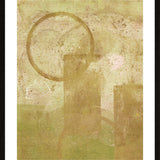 Sunrise in Yellow Walldecoration Wandkraft 40x50 cm Houten Lijst Zwart B