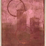 Sunrise in Pink Walldecoration Wandkraft 30x40 cm Houten Lijst Blank A