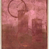Sunrise in Pink Walldecoration Wandkraft 30x40 cm Houten Lijst Blank A
