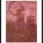 Sunrise in Pink Walldecoration Wandkraft 30x40 cm Houten Lijst Zwart B