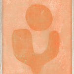 I will catch you in orange Walldecoration Wandkraft 30x40 cm Houten Lijst Blank A