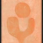 I will catch you in orange Walldecoration Wandkraft 30x40 cm Houten Lijst Zwart A