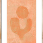 I will catch you in orange Walldecoration Wandkraft 30x40 cm Houten Lijst Blank B