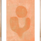 I will catch you in orange Walldecoration Wandkraft 30x40 cm Houten Lijst Blank B