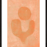 I will catch you in orange Walldecoration Wandkraft 30x40 cm Houten Lijst Zwart B