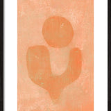 I will catch you in orange Walldecoration Wandkraft 30x40 cm Houten Lijst Zwart B