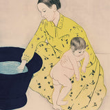 The Bath of Mary Cassatt Walldecoration Wandkraft 70x118 cm