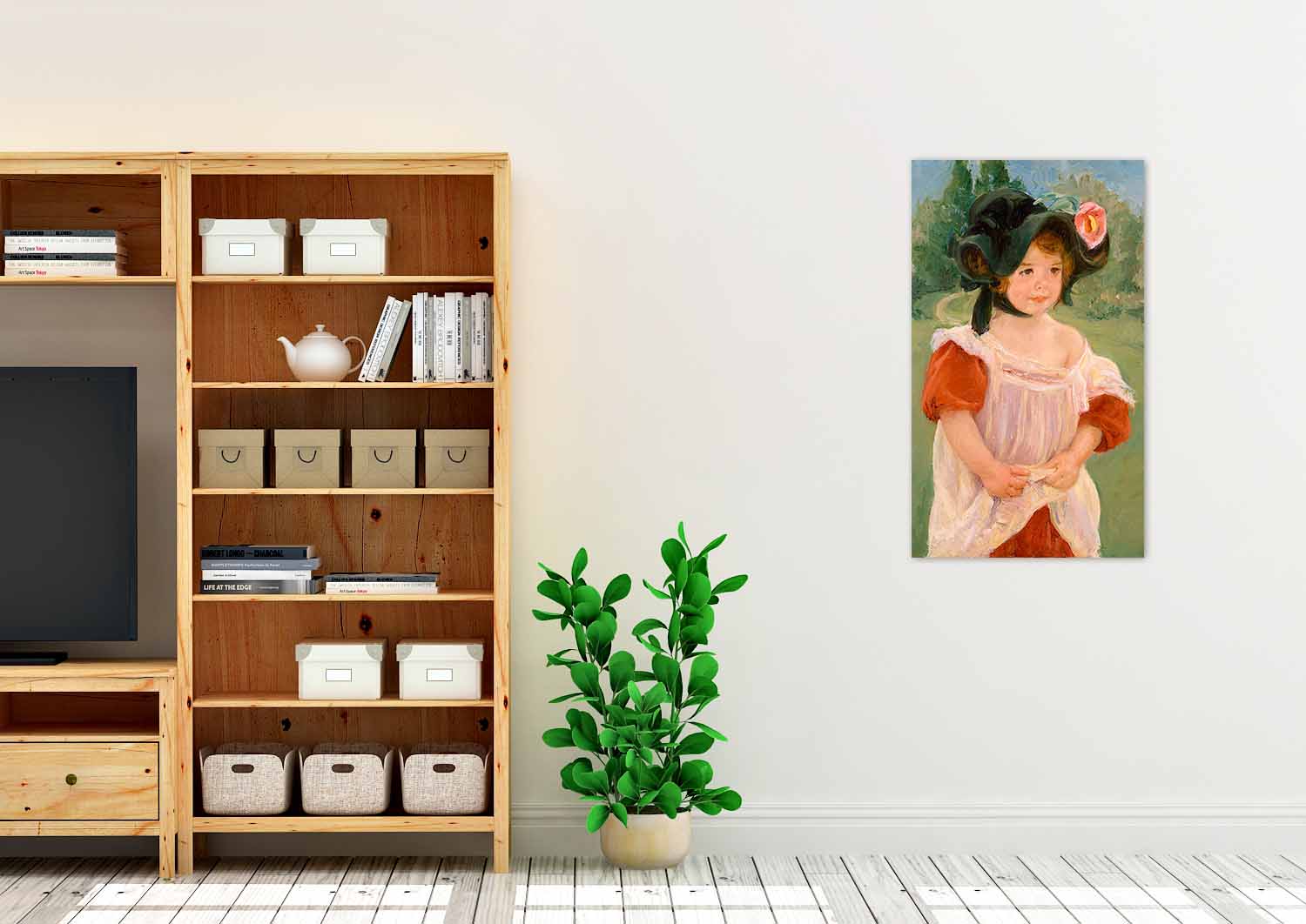 Fillette Dans Un Jardin from Mary Cassatt Walldecoration Wandkraft