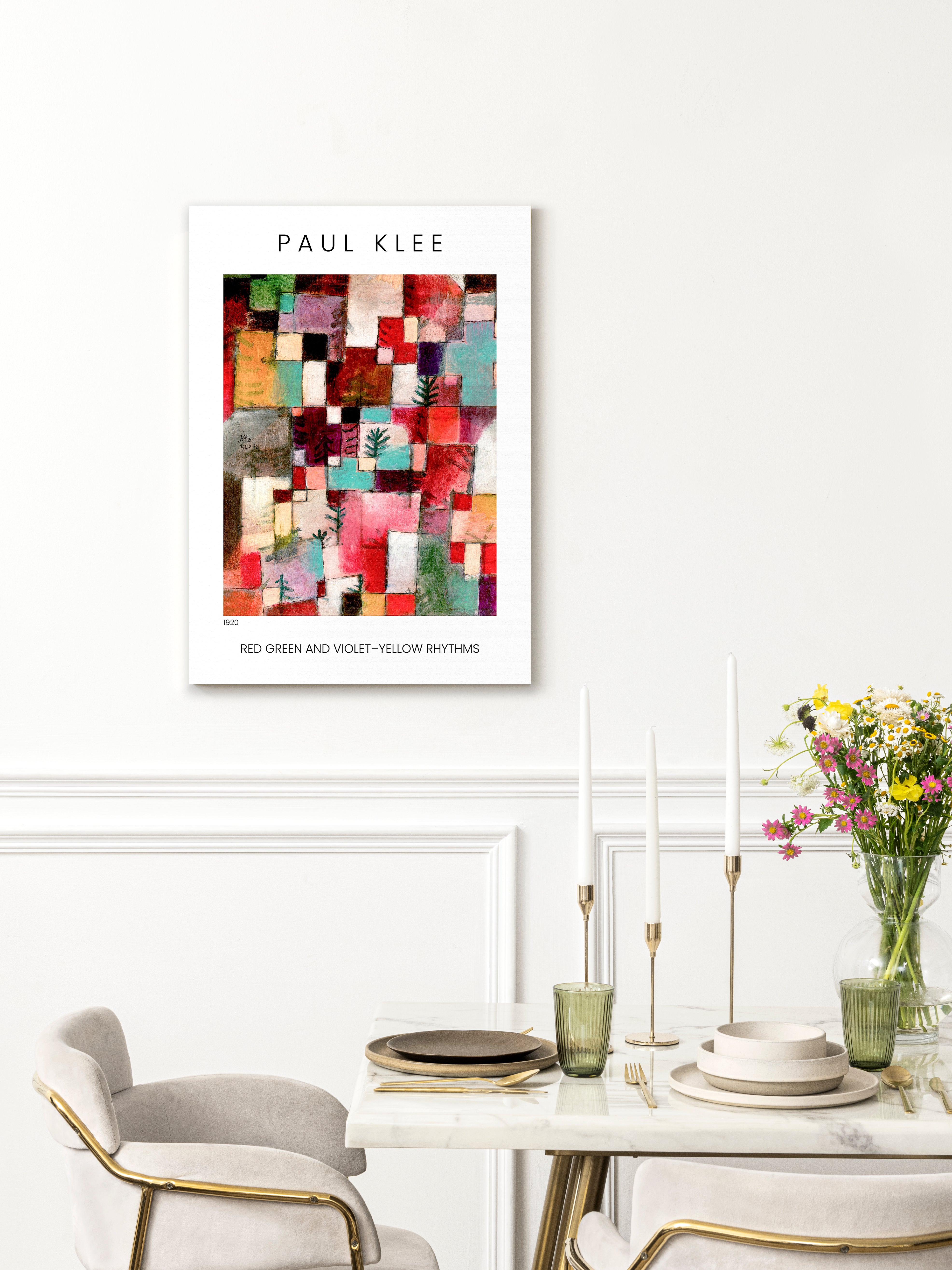 Klee’s Chromatic Pulse Walldecoration Wandkraft