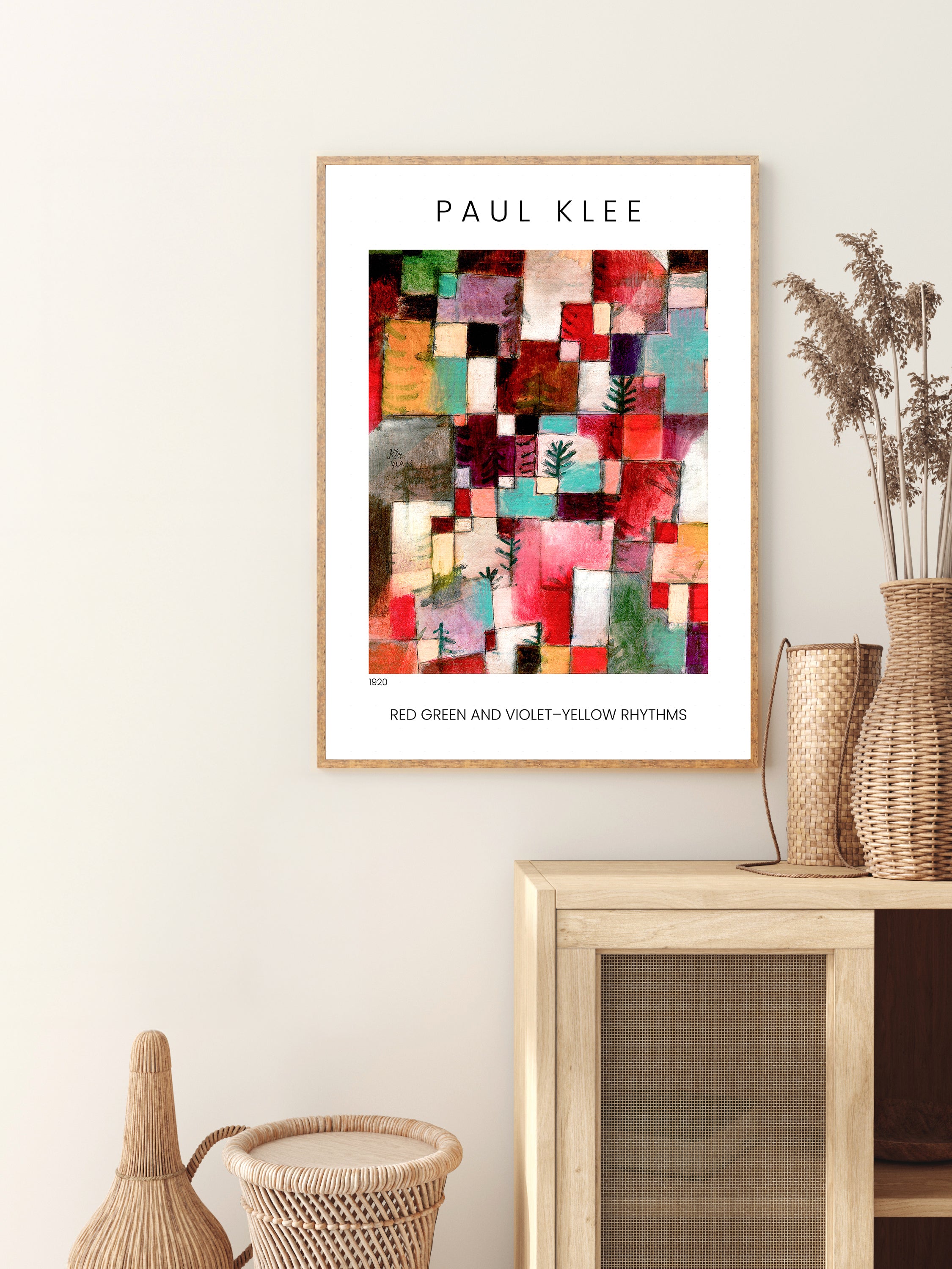 Klee’s Chromatic Pulse Walldecoration Wandkraft