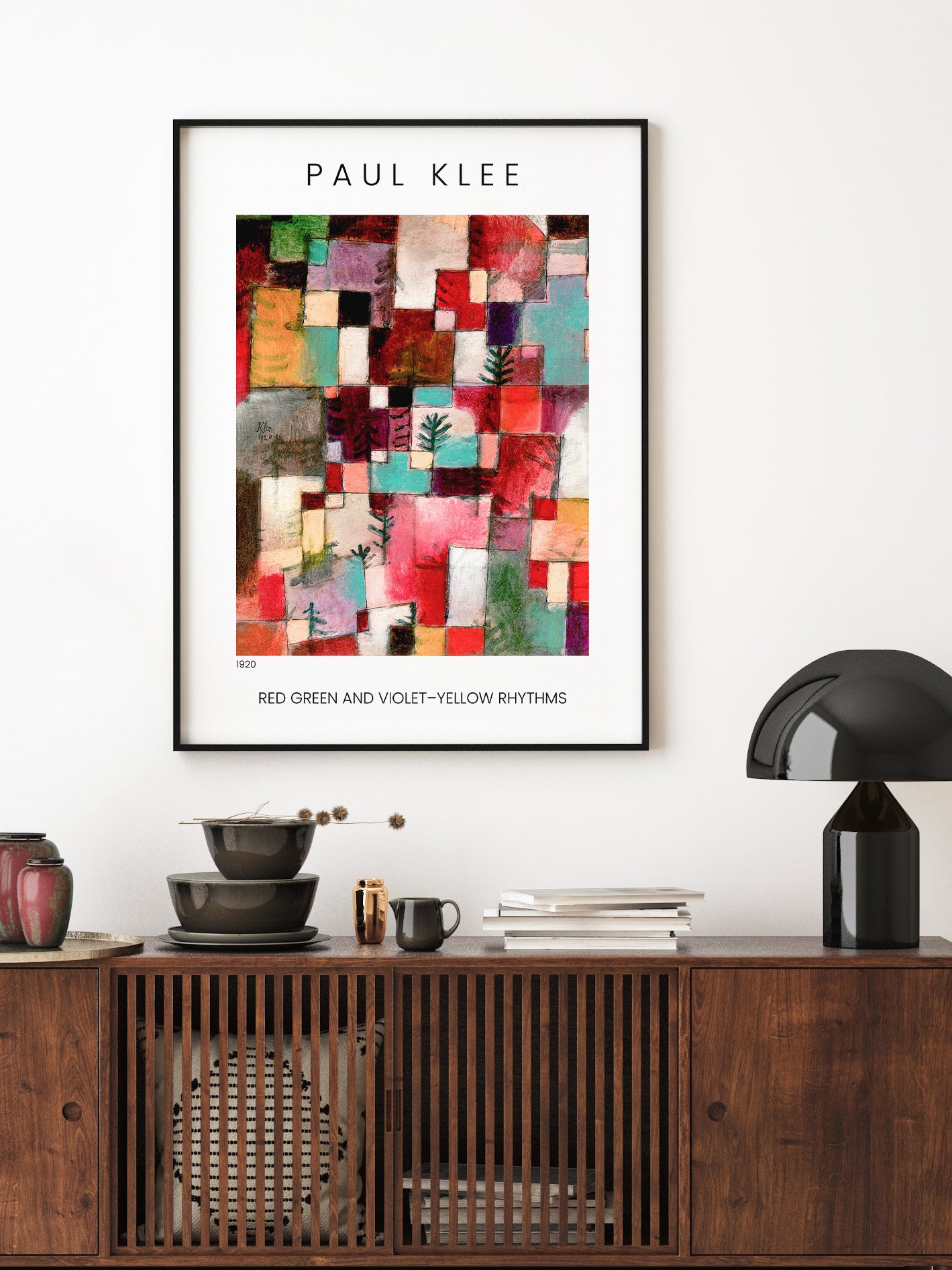 Klee’s Chromatic Pulse Walldecoration Wandkraft