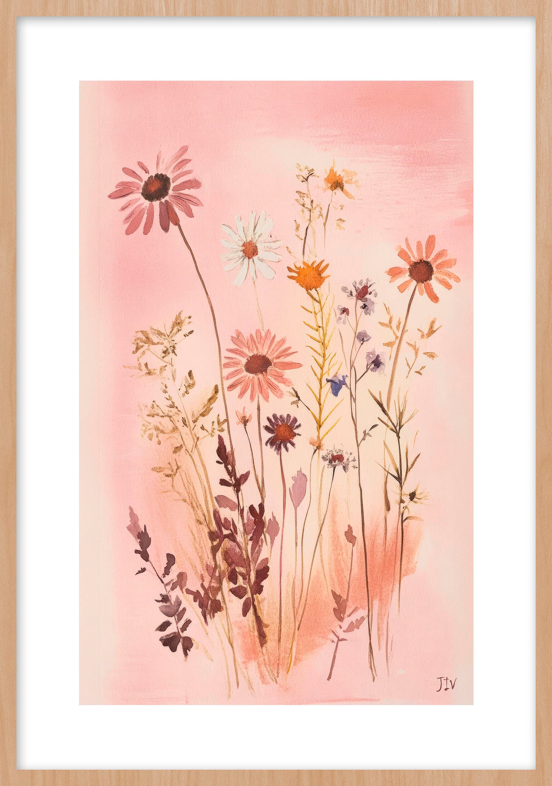 Blossom Whispers (Outlet) Walldecoration Wandkraft
