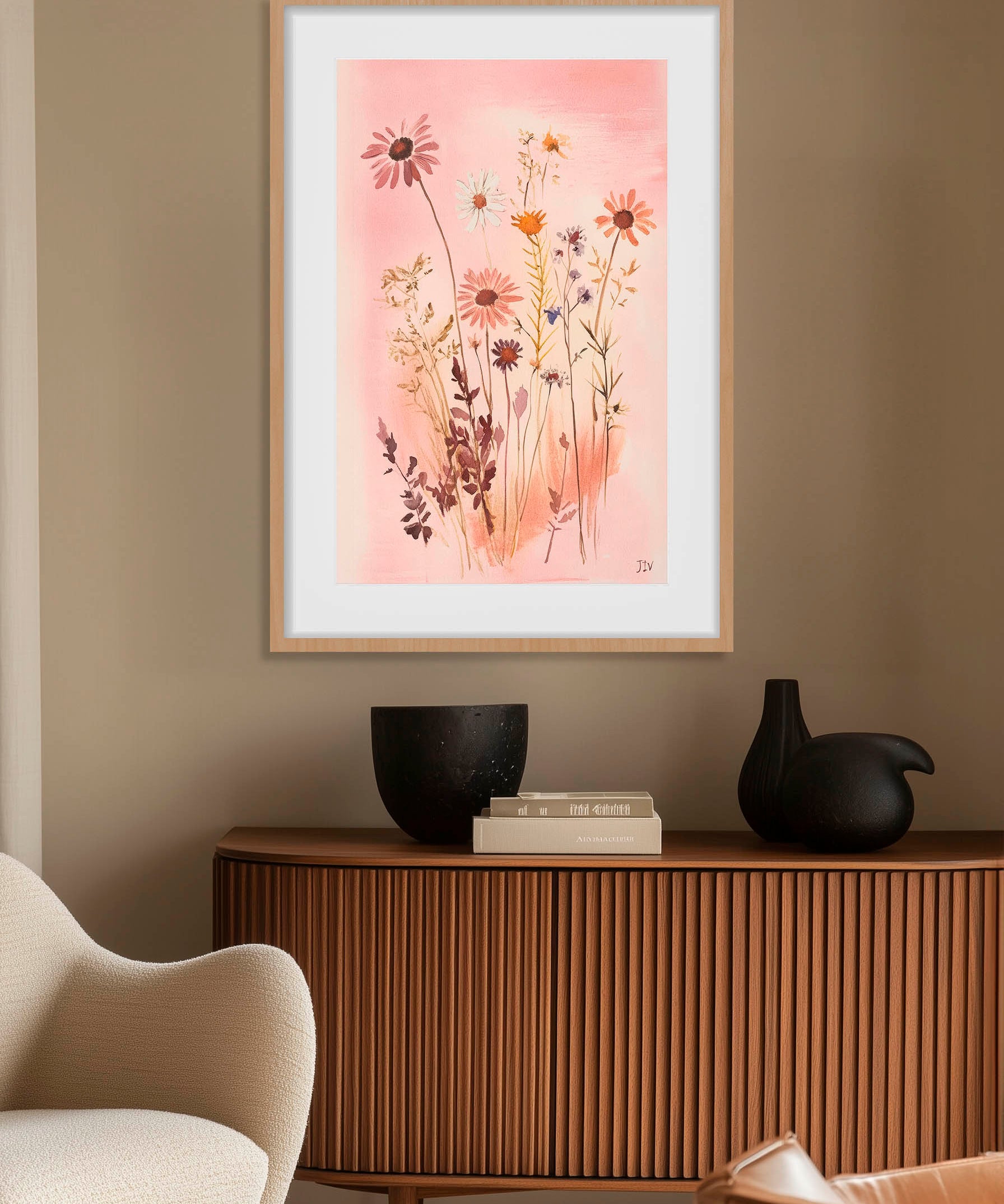 Blossom Whispers (Outlet) Walldecoration Wandkraft