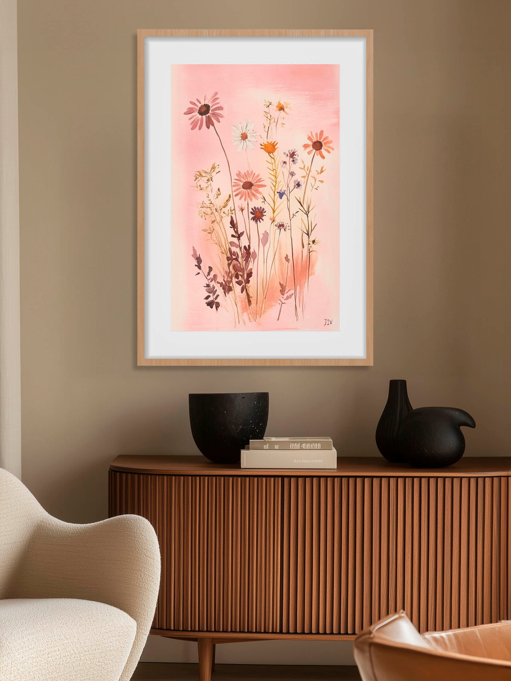 Blossom Whispers (Outlet) Walldecoration Wandkraft