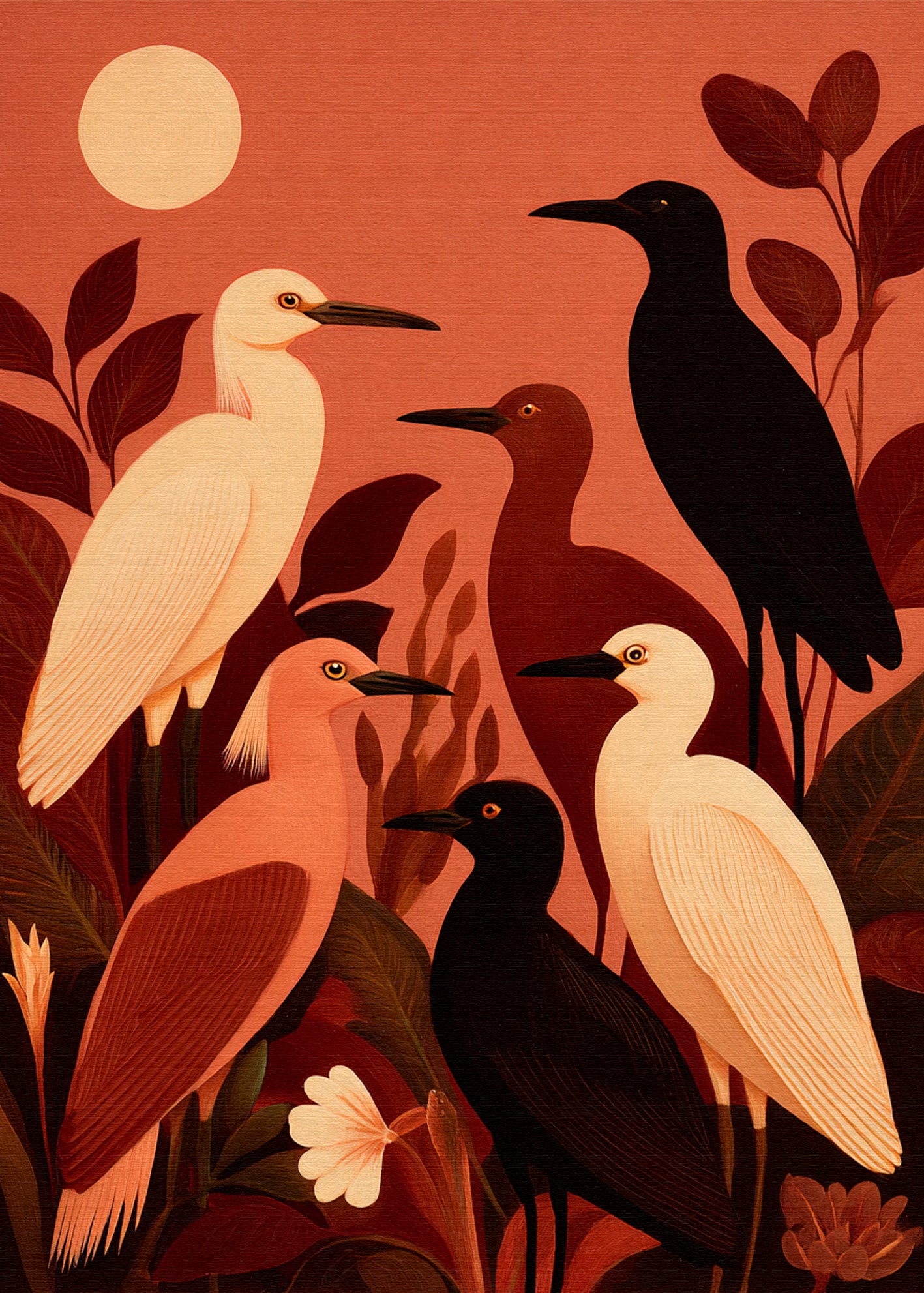 Birds of Dusk Walldecoration Wandkraft