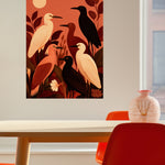 Birds of Dusk Walldecoration Wandkraft