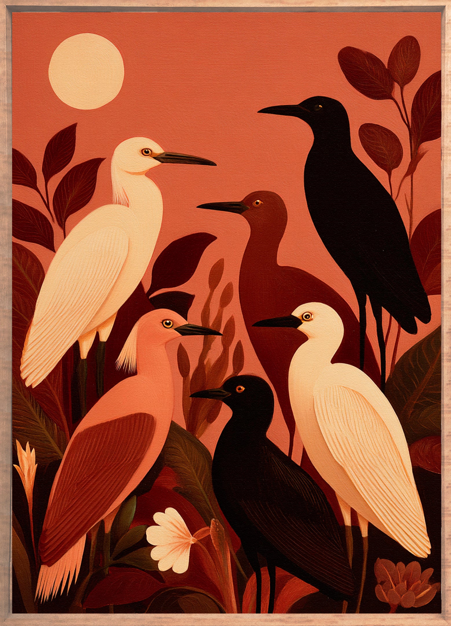 Birds of Dusk Walldecoration Wandkraft