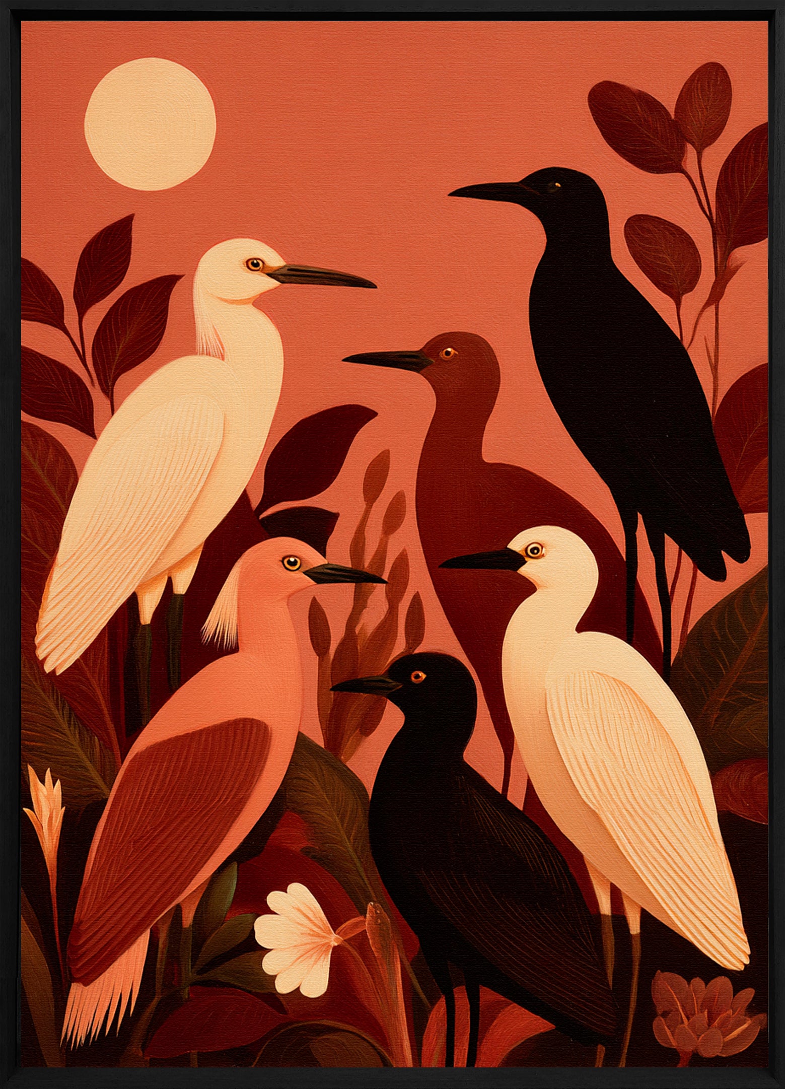 Birds of Dusk Walldecoration Wandkraft