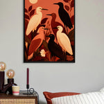 Birds of Dusk Walldecoration Wandkraft