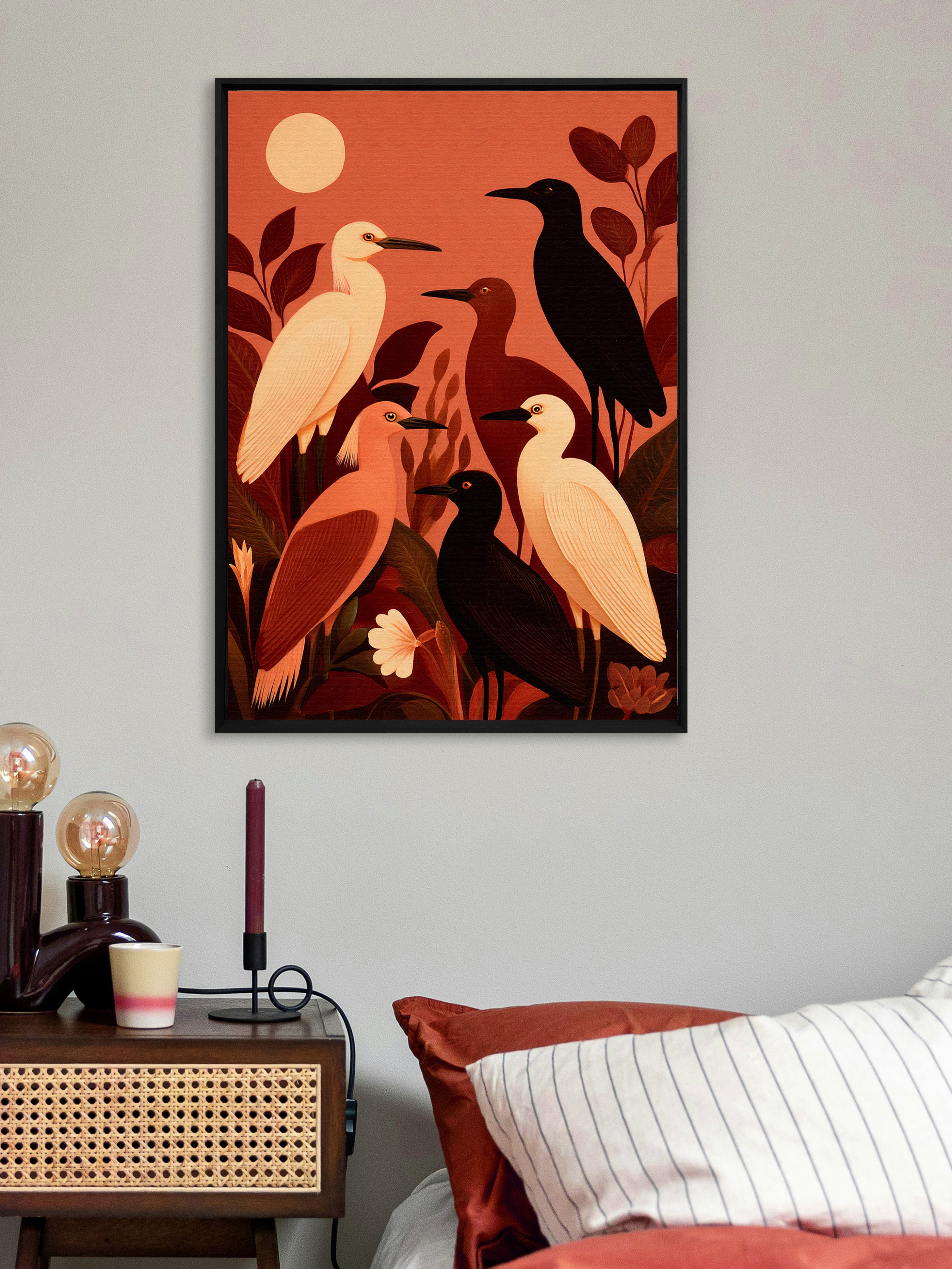 Birds of Dusk Walldecoration Wandkraft